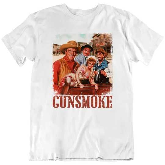 Discover Gunsmoke American TV Show Retro T-Shirt