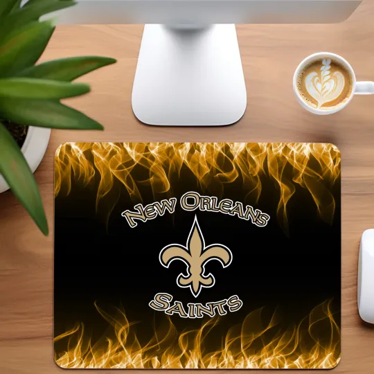 Discover New Orleans Saints Football Team Mouse Pad for Home Office