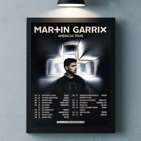 Discover Martin Garrix Americas Tour 2026 Poster