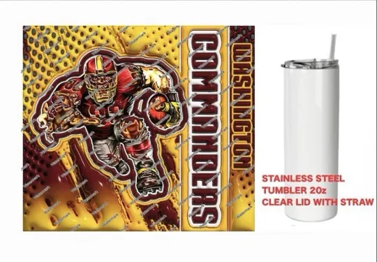 Discover COMMANDERS   - COLORFUL 3D - Tumbler 20 oz Stainless Steel