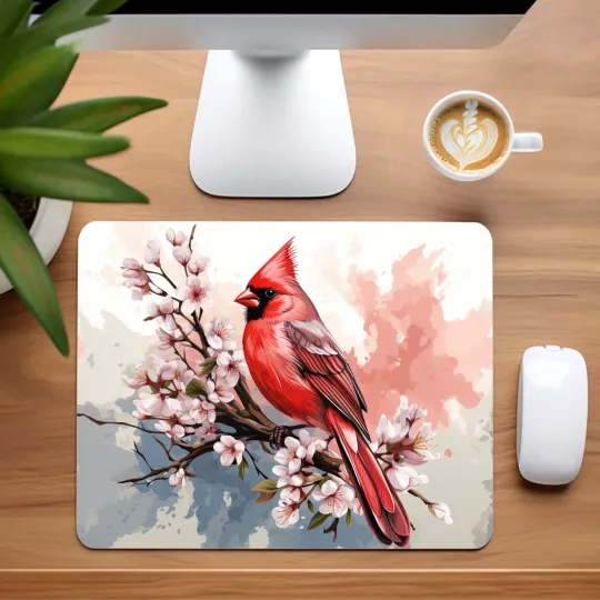 Cardinal Mouse Pad for Home Office