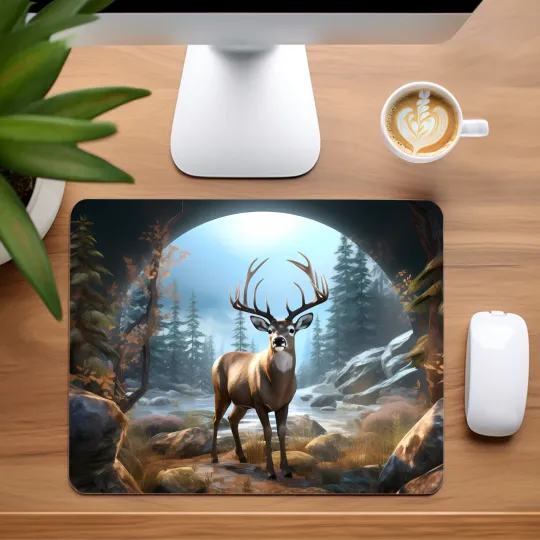 Discover Deer Mouse Pad for Home Office