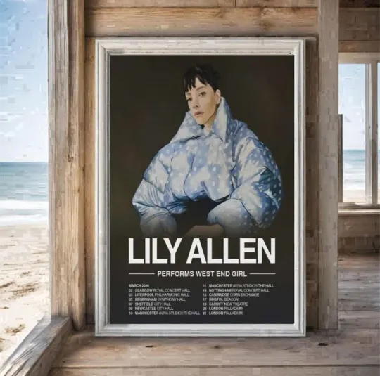 Discover Lily Allen Tour 2026 Poster