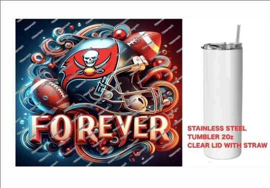 BUCCANEERS  - FOREVER  - Tumbler 20 oz Stainless Steel