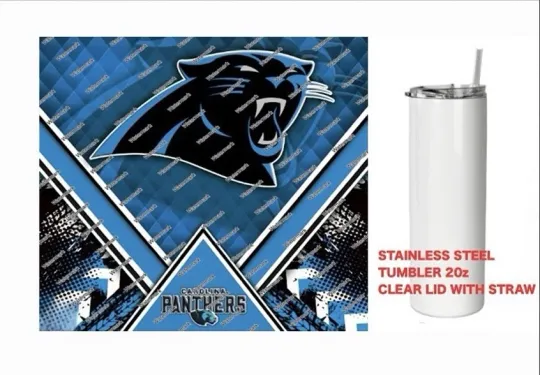 Discover PANTHERS  -  Tumbler 20 oz Stainless Steel