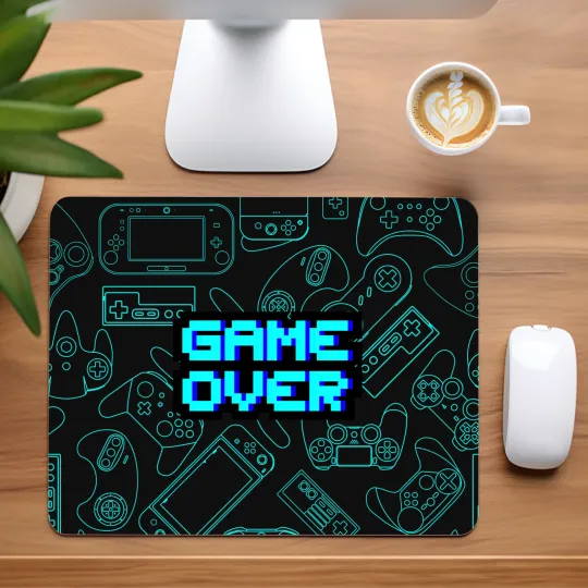 Discover Game Over Mouse Pad for Home Office