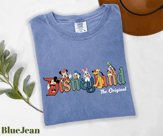 Discover Comfort Colors Disneyland The Original Shirt, Mickey and Friends Shirt, Disneyland Vacation Tee, Disney World Shirt, Retro Disneyland Shirt