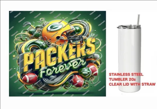 Discover PACKERS  - FOREVER  - Tumbler 20 oz Stainless Steel