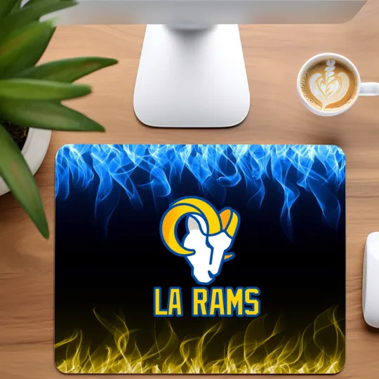 Discover LA Rams Football Team Mouse Pad for Home Office