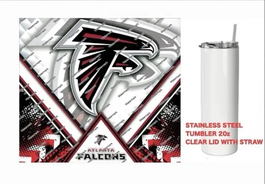 Discover FALCONS  -  Tumbler 20 oz Stainless Steel