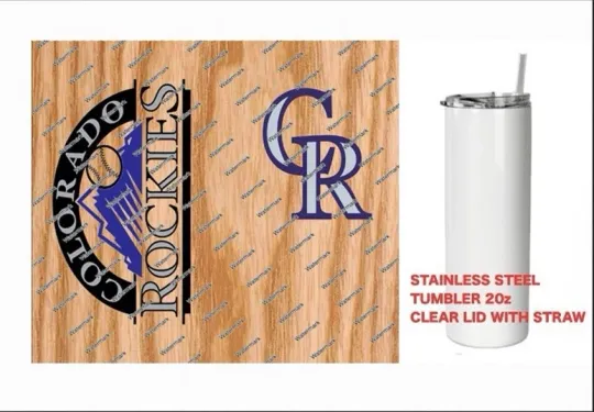 Discover ROCKIES  Tumbler 20 oz  Stainless Steel