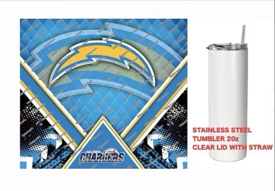 Discover LA   CHARGERS -  Tumbler 20 oz Stainless Steel