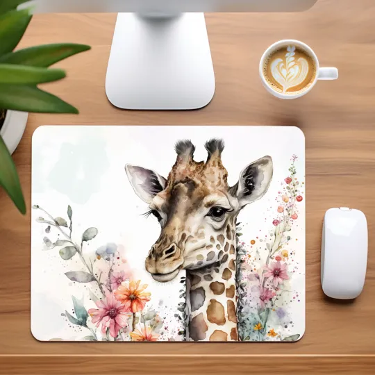 Discover Giraffe Mouse Pad for Home Office