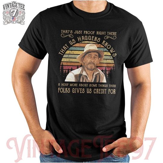 Discover Gunsmoke Haggens T-Shirt Vintage TV Show Tee