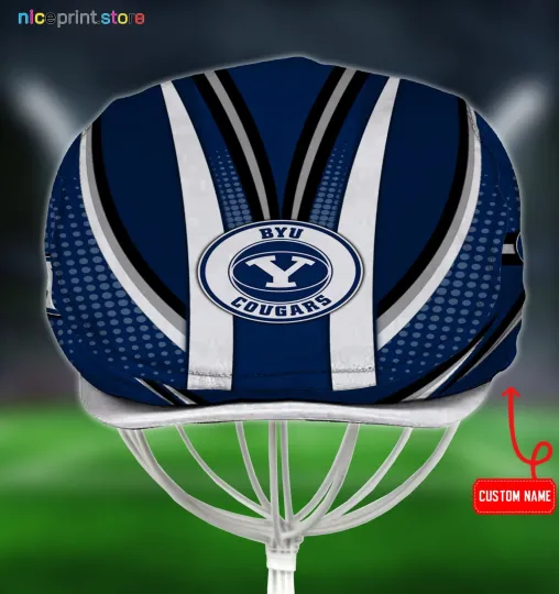 Discover BYU Team Cougar*s Jeff Cap NCAA Jeff Cap Newsboy Cap Driving Cap Golf Cap