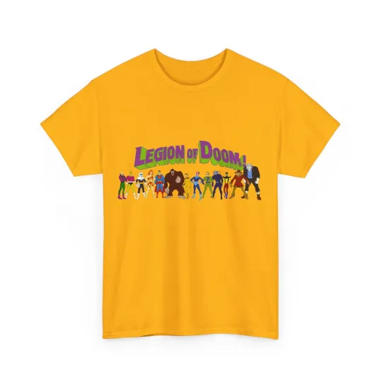Discover Legion of Dooom T-Shirt Super Friends Lex Luthor Giganta Scarecrow Grodd