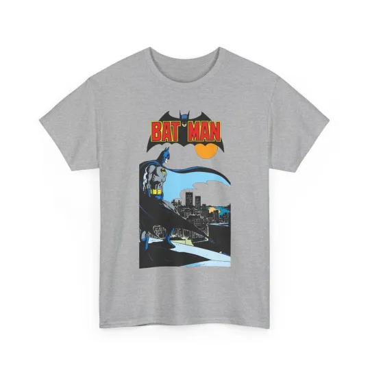 Discover Batman T-Shirt - Jim Aparo Dark Knight over Gotham - DC Comics