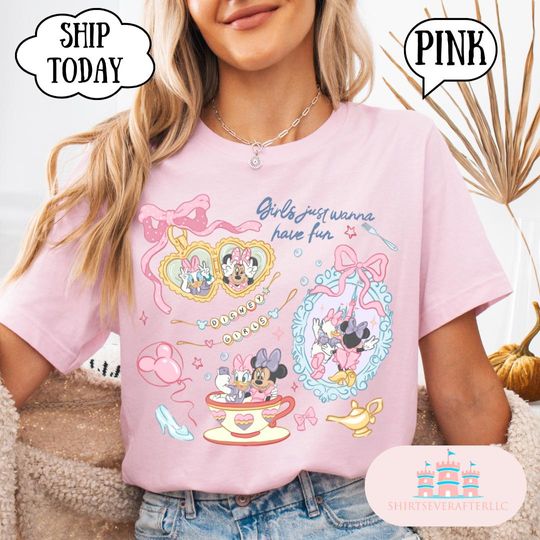 Discover Disney Minnie Daisy Summer Shirt, Girls Just Wanna Have Sun, Disney Besties Shirt, Disneyworld Shirt, Disney Summer Shirt