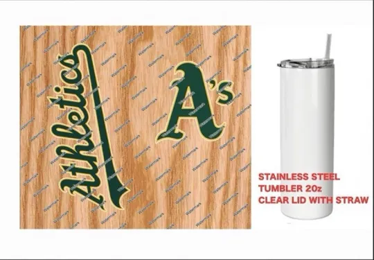 Discover A’s  Tumbler 20 oz  Stainless Steel