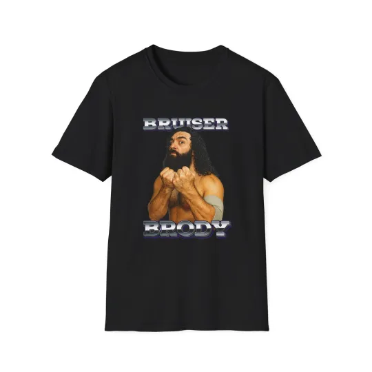 Discover Bruiser Brody Wrestling T-Shirt, Unisex Softstyle Vintage Wrestler Tee