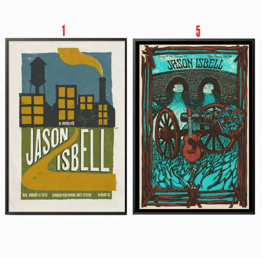 Discover Jason Isbell Manassas VA Tour Jan 15 2026 Poster