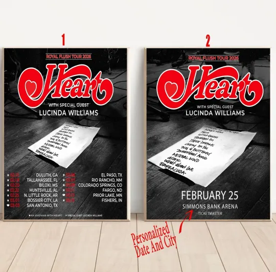 Discover Custom Heart Announce Winter 2026 US Tour Poster