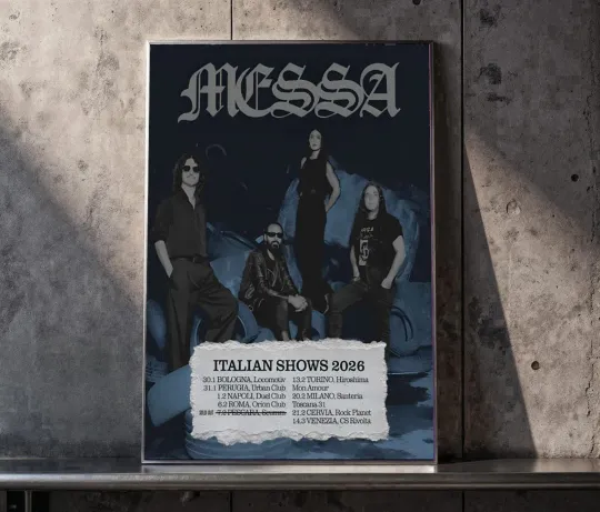 Discover Messa Italian Tour 2026 Poster 2026