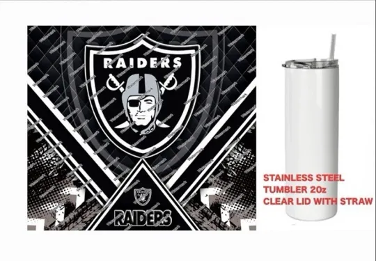Discover RAIDERS  -  Tumbler 20 oz Stainless Steel