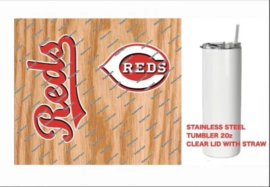 Discover REDS    Tumbler 20 oz  Stainless Steel