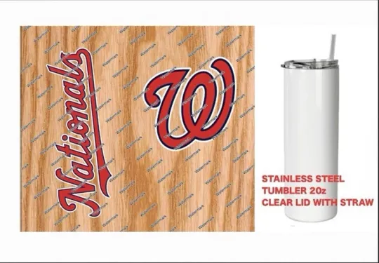 Discover NATIONALS     Tumbler 20 oz  Stainless Steel