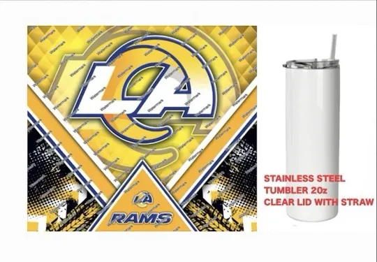 Discover LA RAMS  -  Tumbler 20 oz Stainless Steel