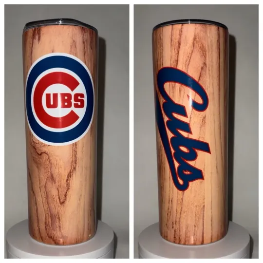 Discover CUBS   Tumbler 20 oz  Stainless Steel