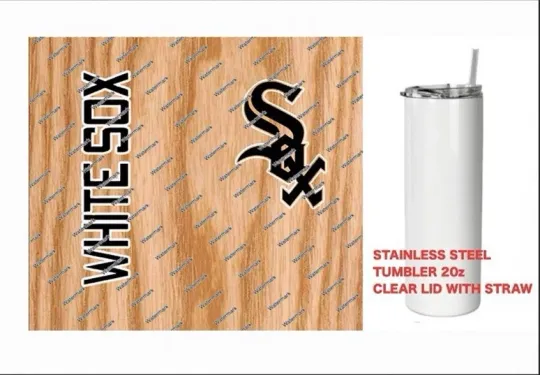 Discover WHITE SOX    Tumbler 20 oz  Stainless Steel