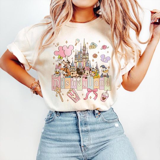 Discover Comfort Colors Disneyland The Original Shirt, Mickey Disney Shirt, Mickey and Friends Shirt