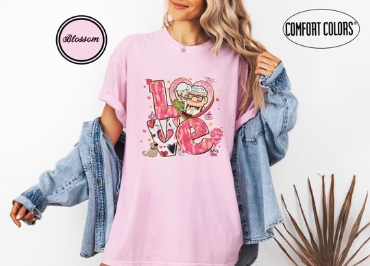 Discover Disney Up Valentine Shirt, Valentines Day Shirt, Valentines Gift Shirt, Disney Shirt
