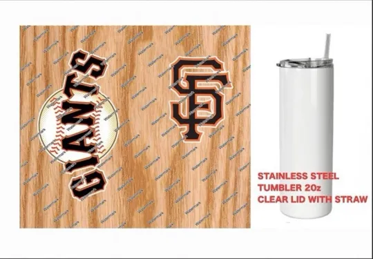 Discover SF GIANTS     Tumbler 20 oz  Stainless Steel