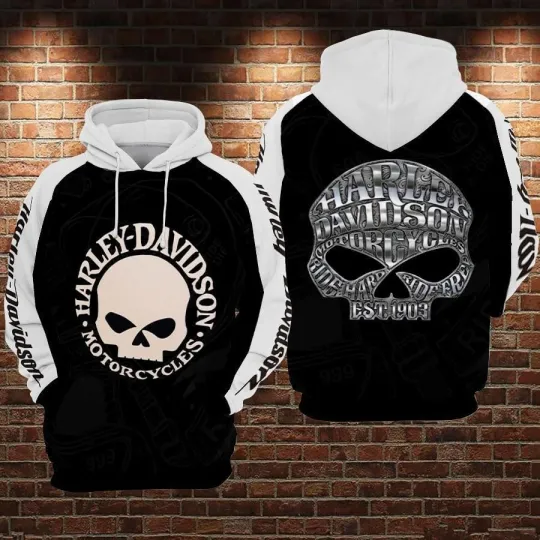 Discover Harley Motor Racing Davidsonn 3D Hoodie For Men