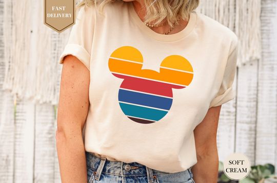 Discover Sunset Mickey Mouse Shirt, Disney Shirt, Disney Sunset Castle Shirt, Mickey Ears Shirt