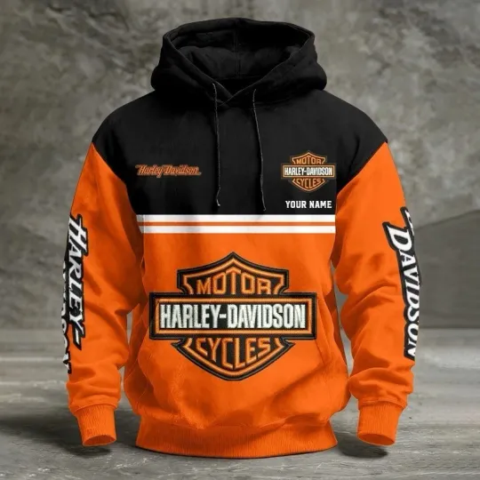 Discover Personalized Harley Motor Racing Davidsonn 3D Hoodie For Men