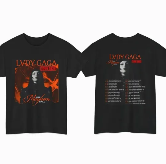 Discover Ld ga The Mayhem Ball Tour 2026 T-Shirt 2 side shirt