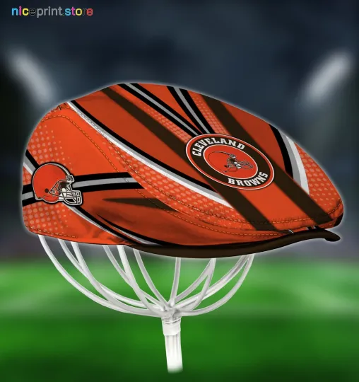 Discover Cleveland Team Browns Jeff Cap football Jeff Cap Driving Cap Golf Cap For Men