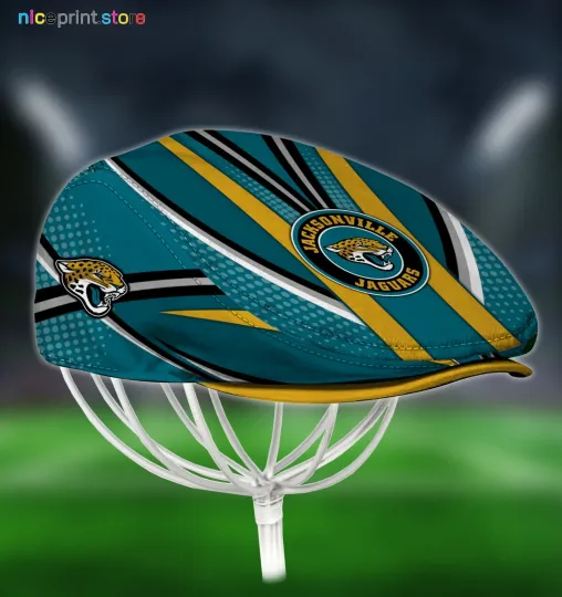Discover Jacksonville Team Jaguars Jeff Cap football Jeff Cap Driving Cap Golf Cap For Men