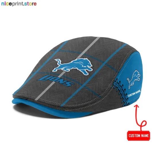 Discover Detroit Team Lions Jeff Cap Lions Driver Cap football Golf Cap football Flat Cap for Men