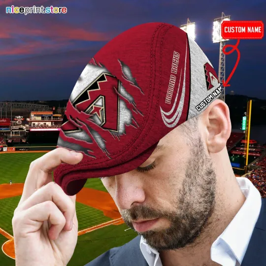 Discover Arizonna Team Diamondbacks Jeff Cap MLB Jeff Cap Driving Cap, MLB Golf Cap22