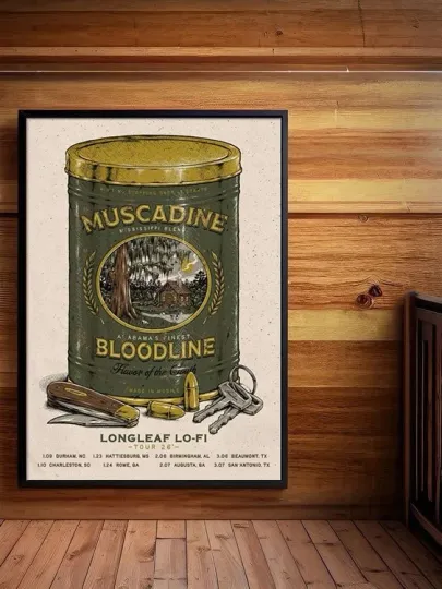 Discover Muscadine Bloodline Longleaf Lo-fi Tour 2026 Poster