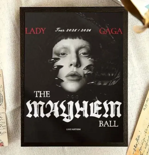 Discover Ld ga Tour 2025-2026 The Mayhem Ball Tour Poster