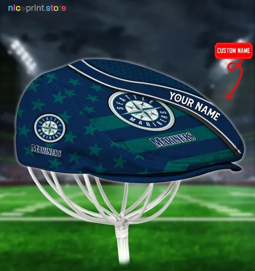 Discover Seattle Team Mariners Jeff Cap MLB Jeff Cap Driving Cap Golf Cap Flat Cap 28