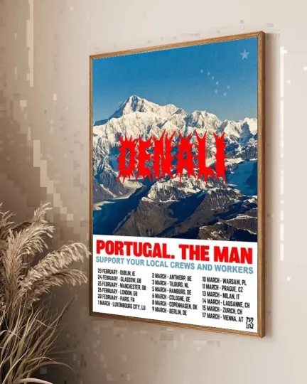 Discover Portugal The Man Denali Tour 2026 Poster