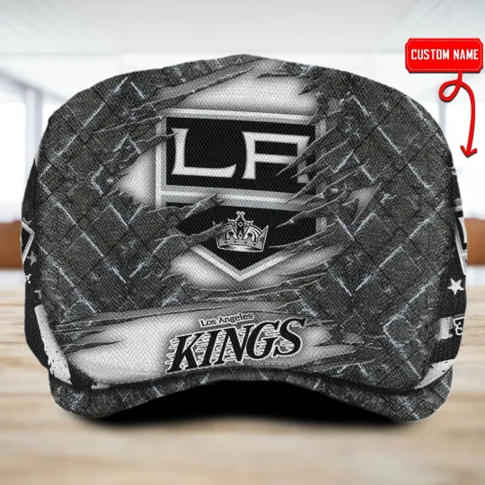 Discover Los^Angeles Team King^s Jeff Cap Driving Cap Golf Cap Newsboy Cap Flat Cap