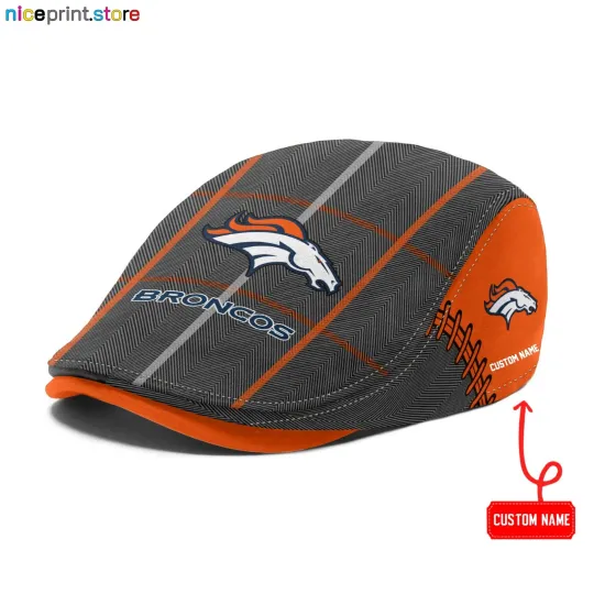 Discover Personalized Denver Team Broncos Jeff Cap Broncos Driver Cap football Golf Cap football Flat Cap forMen